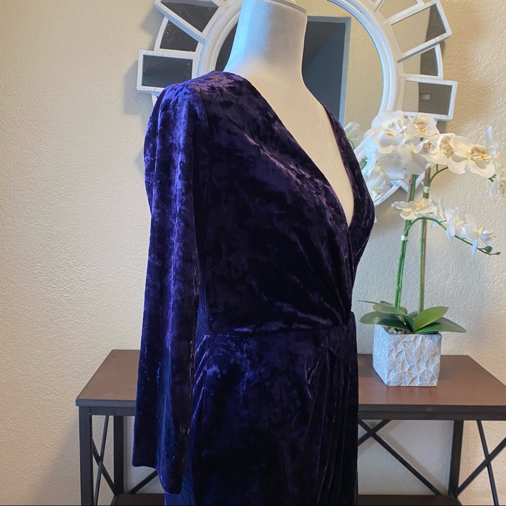 Lauren Ralph Lauren Floor-Length Velvet Dress 2 - Picture 8 of 13